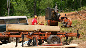 Milling lumber on site