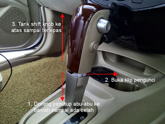 DIY : Melepas shift knop Grand Livina matic {515635} | newbie belajar ...