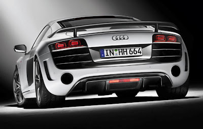 2011 Audi R8 GT Rear Angle View