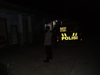 Tekan kriminalitas, Anggota Polsek Sumur Polres Pandeglang Laksanakan Patroli Malam