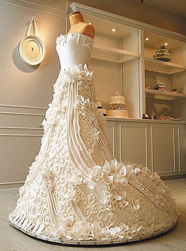 If you want a wedding cake like this then make sure you choose the right 