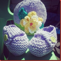 hat and bootay set