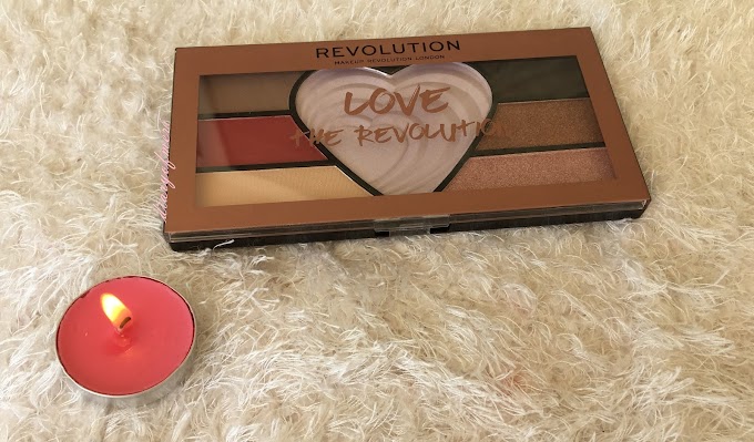 REVOLUTION LOVE THE REVOLUTION EYESHADOW AND HIGHLIGHTER PALETTE İNCELEME YAZISI💜