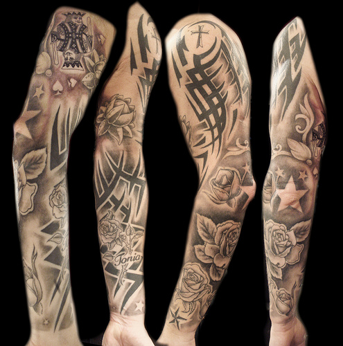 tattoo designs sleeve ideas Sleeve Tattoo Design - Type Tattoos