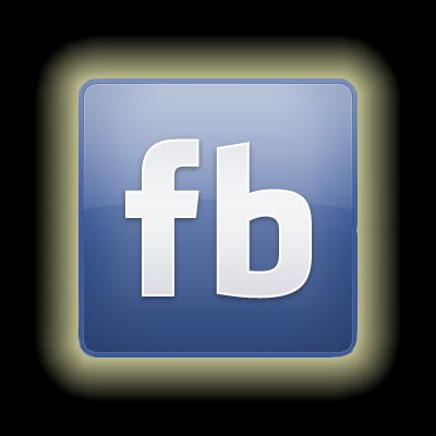 logo facebook black. Facebook and Twitter.