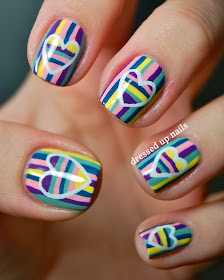  Colorful Nail Art For Valentine nail art ..