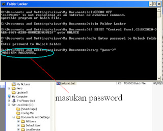 cara mengunci folder tanpa software versi terbaru