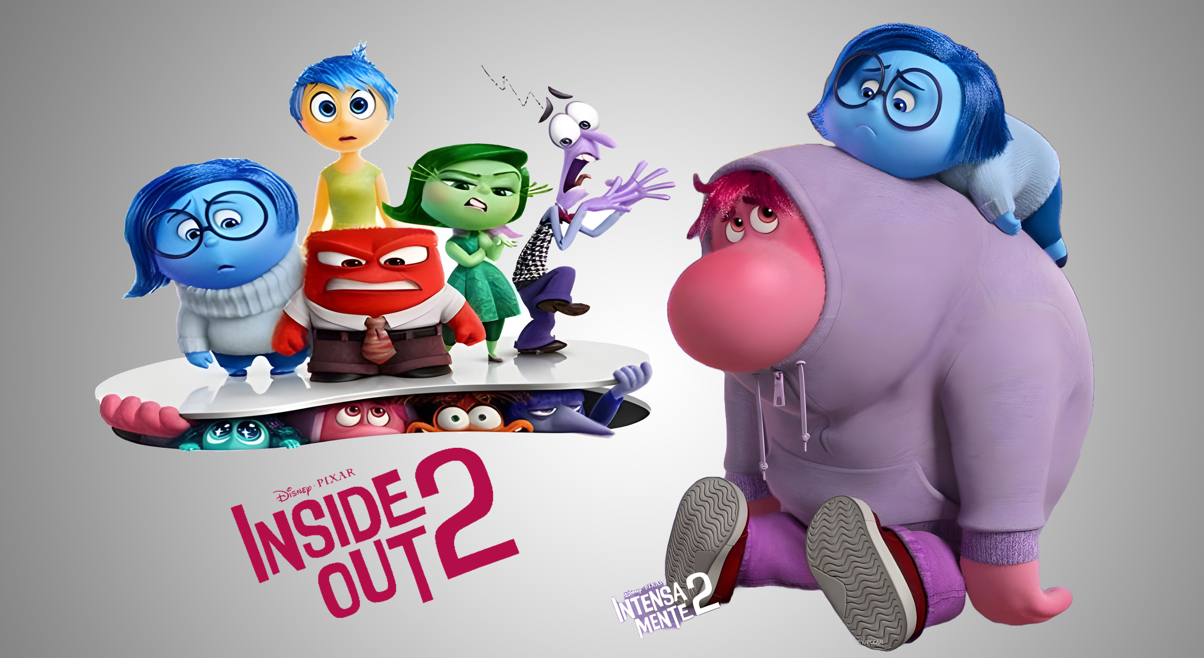 Animated cartoon movie INSIDE OUT 2 Disney Pixar
