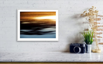 A Recently Sold Framed print of a Minimalist Photograph titled Setting Sun