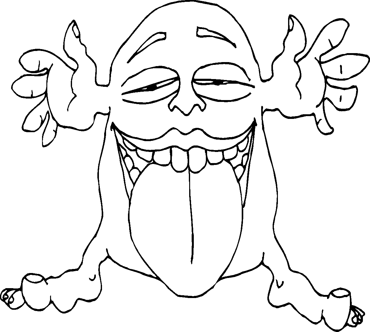 Free Silly Monster Coloring Pages Effy Moom Free Coloring Picture wallpaper give a chance to color on the wall without getting in trouble! Fill the walls of your home or office with stress-relieving [effymoom.blogspot.com]