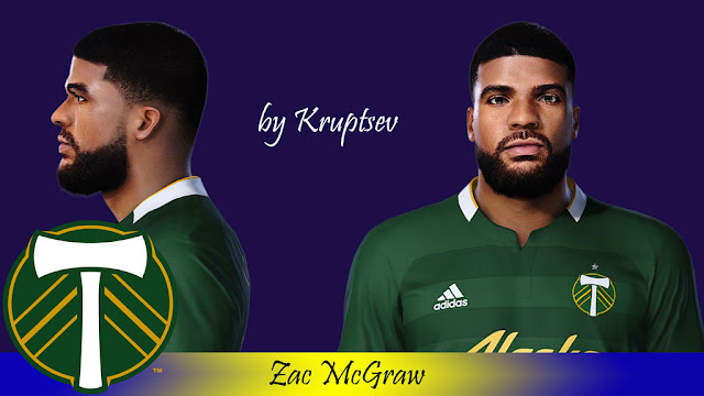 Zac McGraw Face For eFootball PES 2021