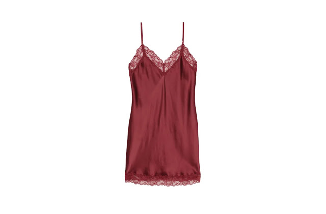 Intimissimi Camisola de seda e renda R＄ 269,00