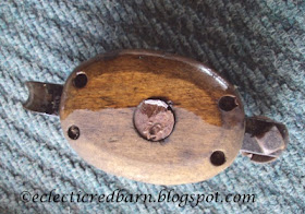 Eclectic Red Barn: Pulley half oiled