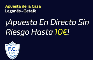 william hill promocion Leganes vs Getafe 17 enero 2020