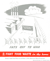 Montage, 1942 'Food for Freedom' instruction sheet from U.S. Department of Agriculture.