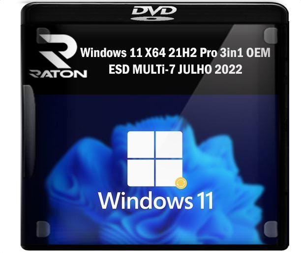 Raton Download - Desde 2007: Download Windows 11 Moment 3 Build 22621.1848  13 de Junho de 2023 Bios UEFI/Legacy x64 (Sem TPM) ISO/ESD Completa [PT-BR]