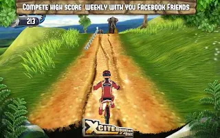 Screenshots of the Xcite mountain bike for Android tablet, phone.