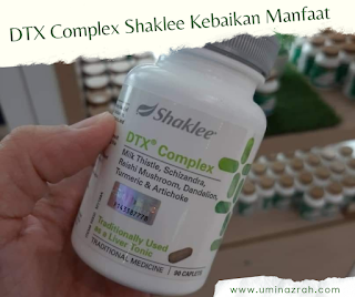 DTX Complex Shaklee Liver Kebaikan Manfaat Cara Makan Harga