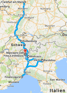 Route: Roadtrip Norditalien mit Baby