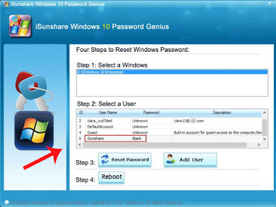 Windows 10 password reset software