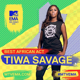 Tiwa Savage wins best African Act at the 2018 #MTVEMA