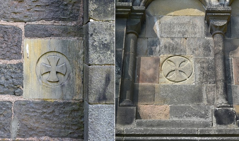 Templar Crosses Spofforth Church