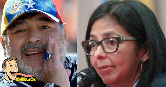 Delcy la Fea llora porque Maradona murió 4 años exactos después de Fidel