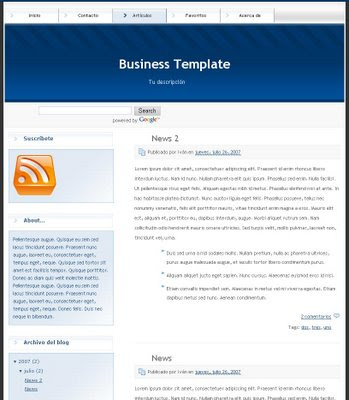 Business Blogger Template