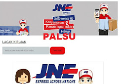 JNEXPRESS.ID Situs Tracking Resi JNE Palsu