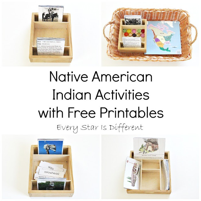 Native American Indian Activities with Free Printables