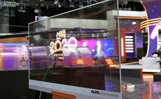 LG transparent TV