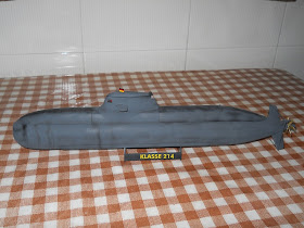 revell scale 1:144 new german submarine class 212A 