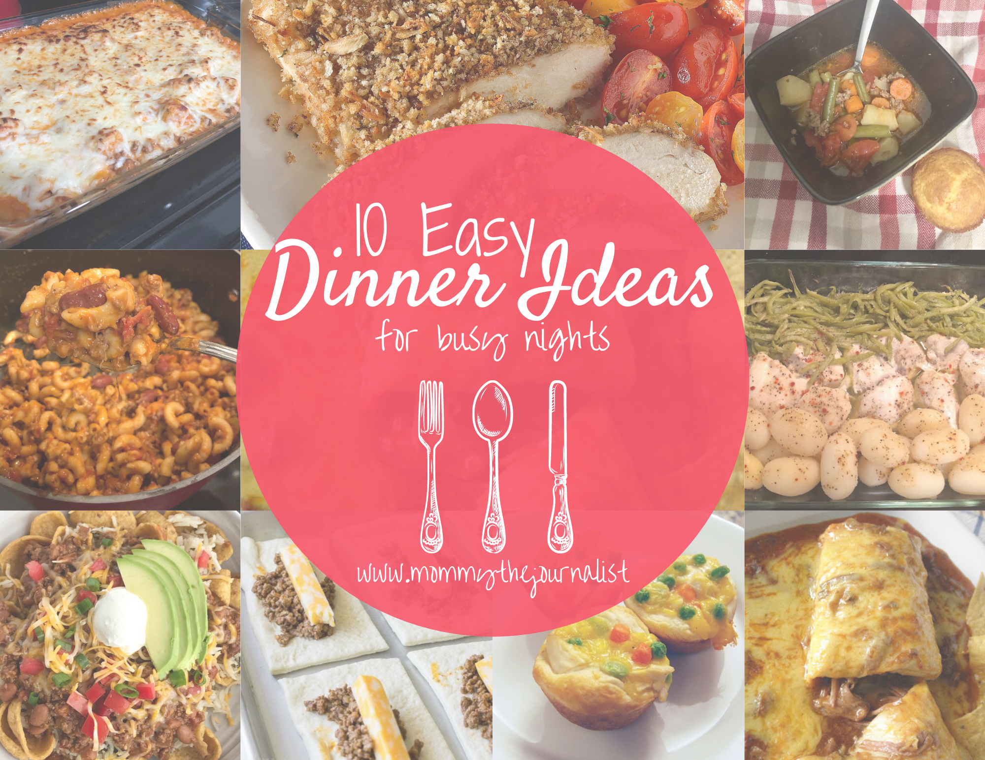 10 Easy Dinner Ideas for Busy Nights