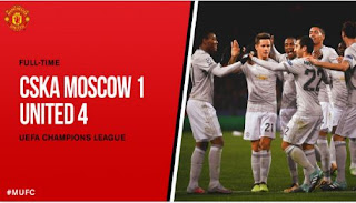 CSKA Moscow vs Manchester United 1-4 Video Gol & Highlights