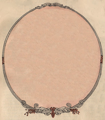 Free Vintage Clip Art Victorian Frame Label