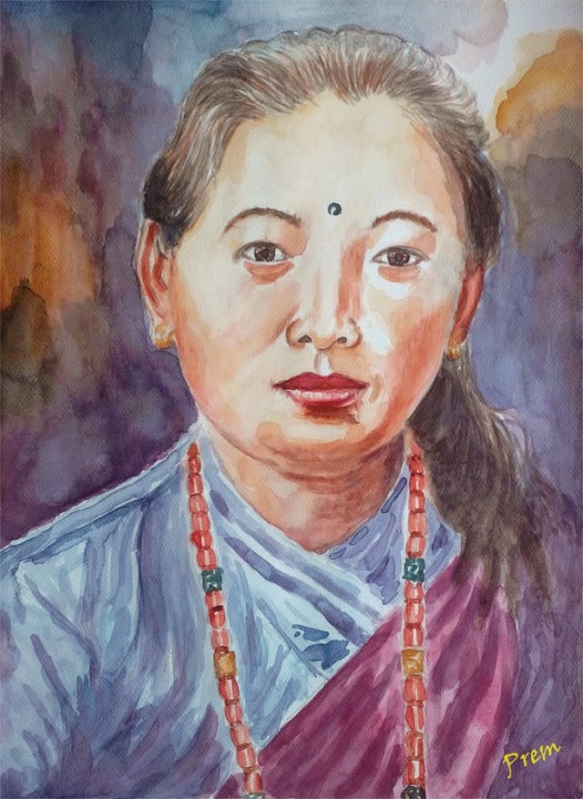 Portrait Painting in Watercolor