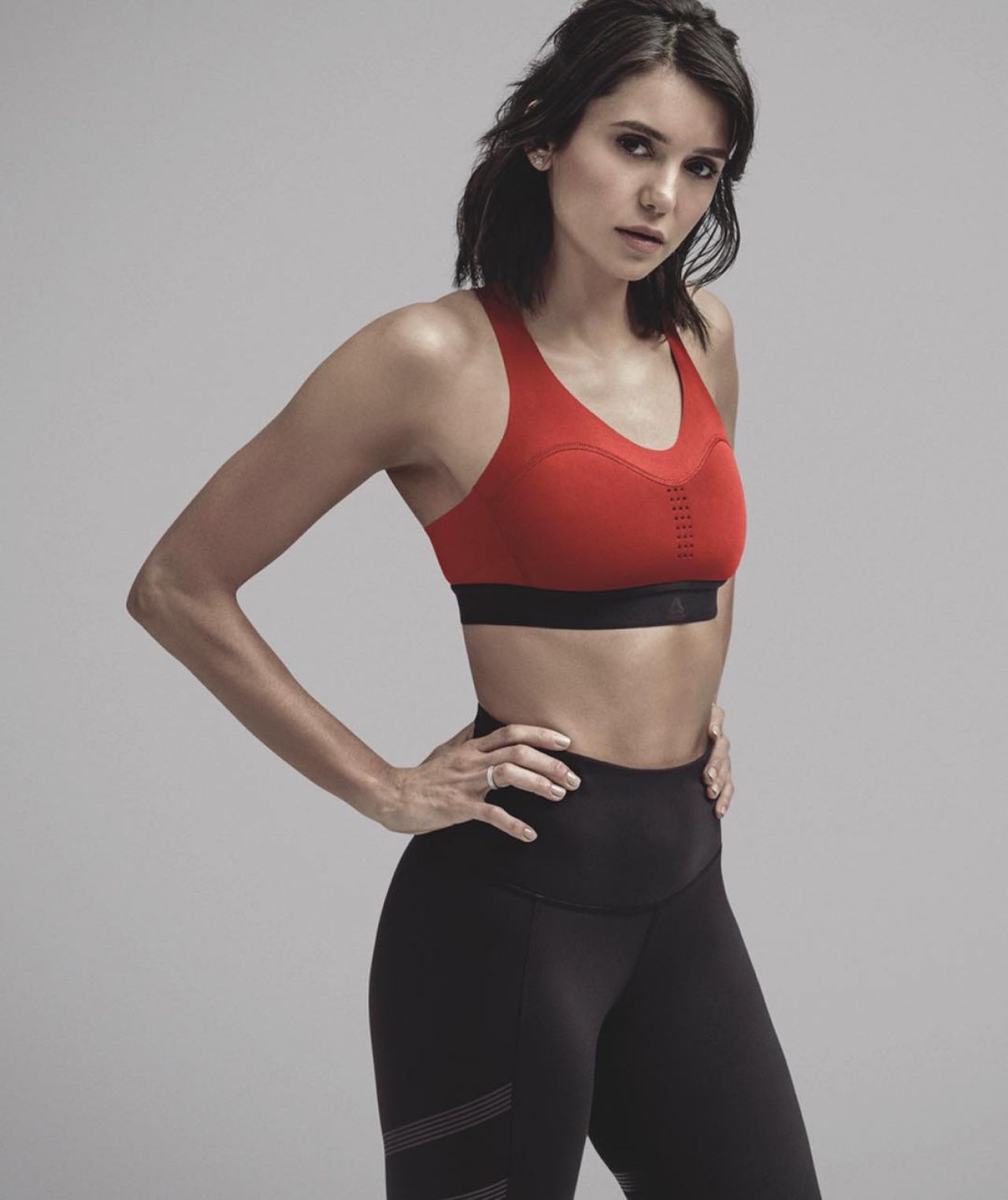 Nina Dobrev Reebook women sports bra 2019 campaign