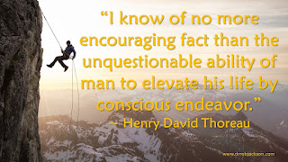 Henry David Thoreau quote about elevating yourself and others
