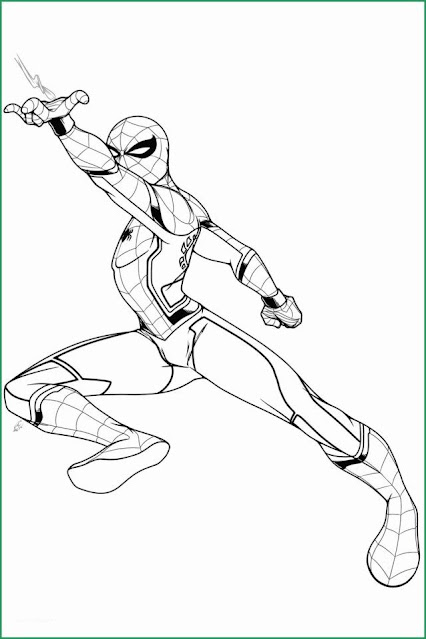 Top 10 Free Spiderman Coloring Pages