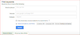 Google Adword Tool