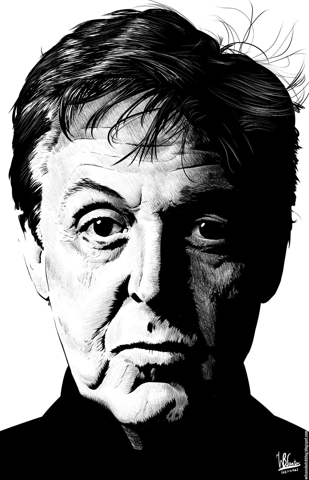 Paul McCartney (Ink drawing)