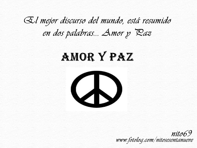 AMOR Y PAZ