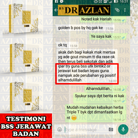 testimoni body solution soap(BSS)