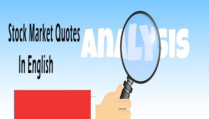 Stock Market Quotes In English