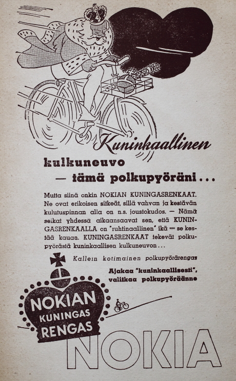 No this is not about Pippas ass It is a Finnish ad from 1939 for the 