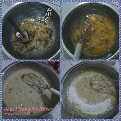 bolu pisang tanpa mixer