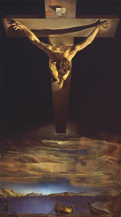 paintings of jesus on cross. painting portrays Jesus