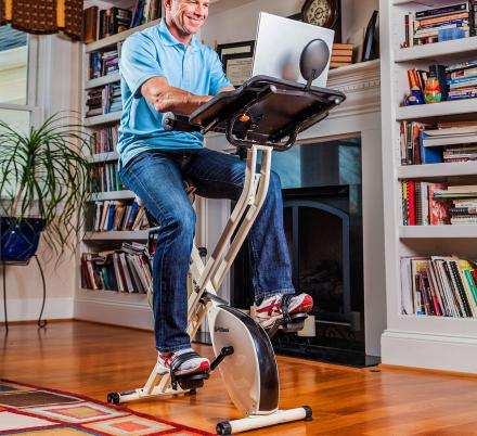 FitDesk Desk Exercise Bike, Lets You Work While Exercising