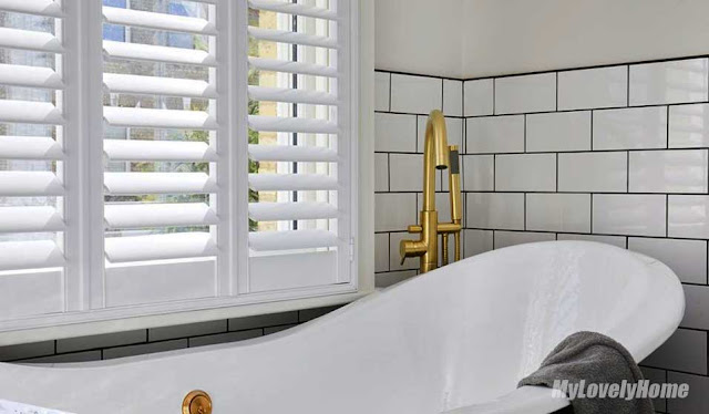 Waterproof Vinyl Shutters For Bathroom Window