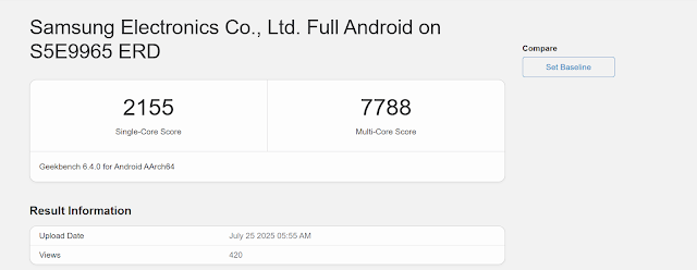 Exynos 2600 Galaxy S26 First Look Samsung 2nm Chip Specs Leaked on Geekbench 6